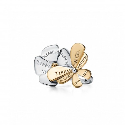 TIFFANY RETURN TO TIFFANY® LOVE BUGS BUTTERFLY FLOWER RING 67071190